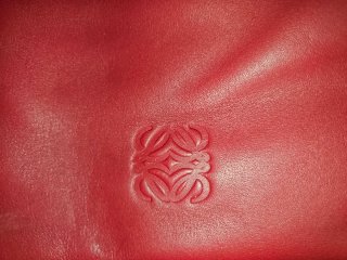 Bolso Loewe Rojo Piel