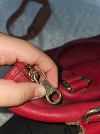 Bolso Loewe Rojo Piel
