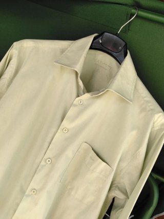 Camicia Barotti tg 42 verde manica lunga