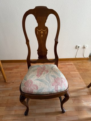 Mesa comedor extensible 1.15m + 5 sillas