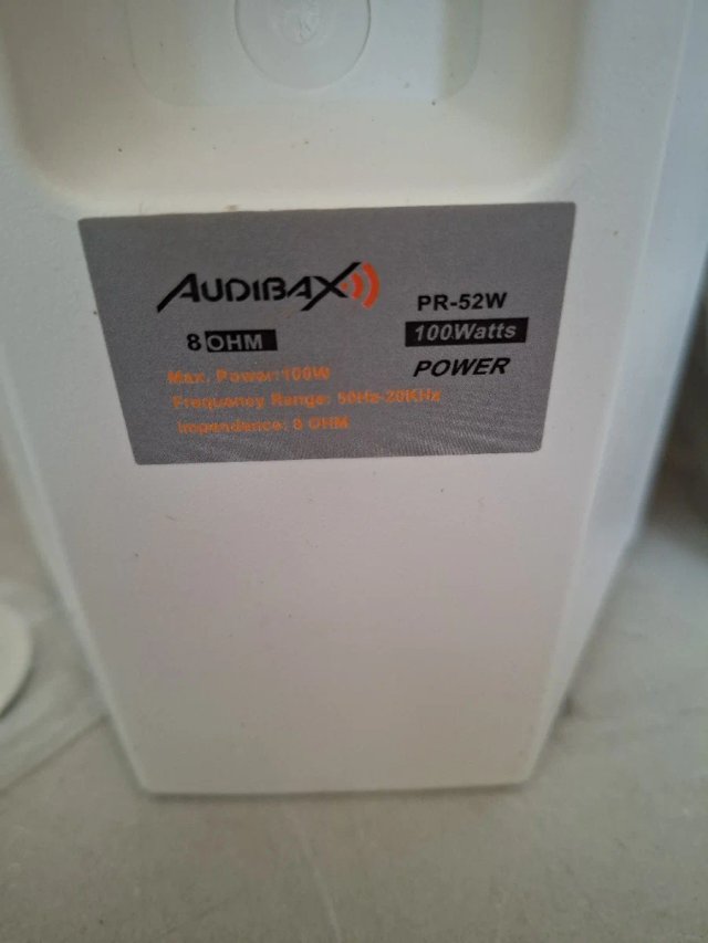 Altavoces Audix Blancos