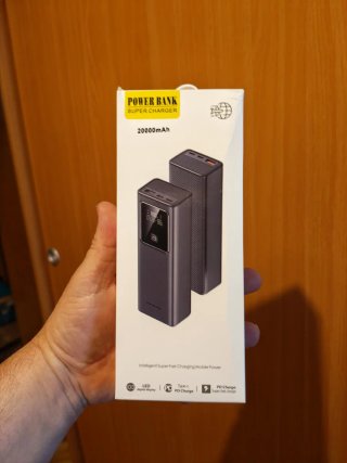 Power Bank 20.000 mAh Carga Rápida