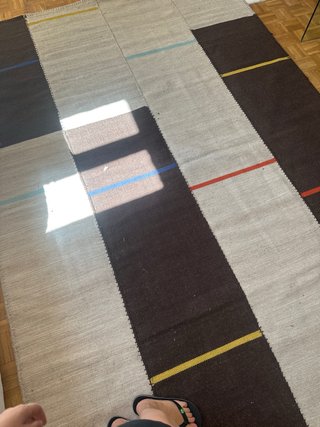 Alfombra Zara Home x Collagerie Lana Beige