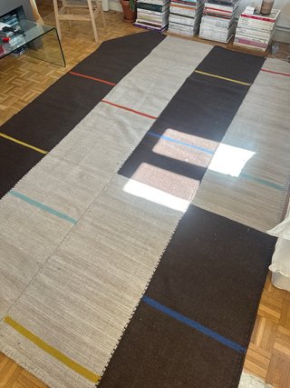 Alfombra Zara Home x Collagerie Lana Beige