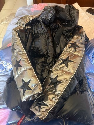 Chaqueta Blauer Talla M negra y plateada