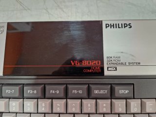 Philips VG-8020 Ordenador MSX funcionando