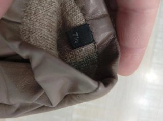 Guantes de cuero Blumarine