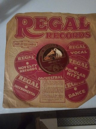 Lote 100 discos vinilo His Master's Voice
