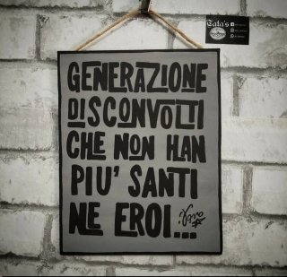 Quadro Vasco Rossi Generazione Sconvolta