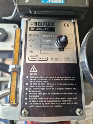 Taladro BELFLEX con mesa fresadora