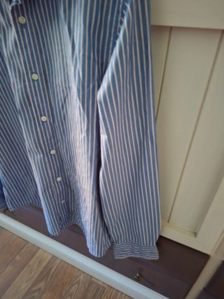 Camisa Springfield Rayas Azul Hombre Manga Larga