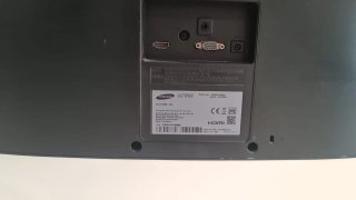 Pantalla Samsung Curva Negra