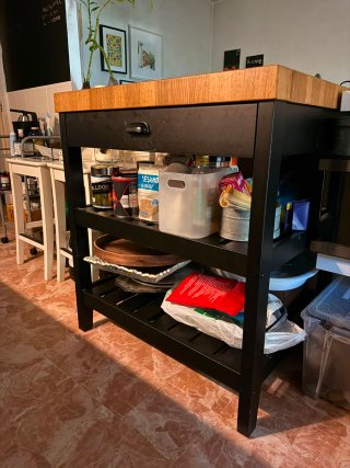 Isla de cocina IKEA Vadholma