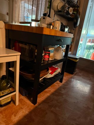Isla de cocina IKEA Vadholma