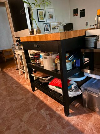 Isla de cocina IKEA Vadholma