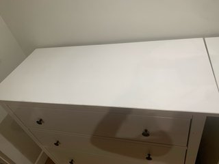 Cómoda blanca 3 cajones Ikea Hemnes