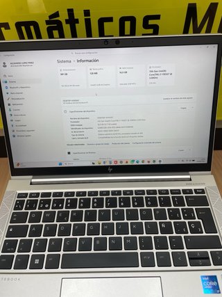 HP EliteBook 830 G8 i7 11ª Gen 16GB RAM