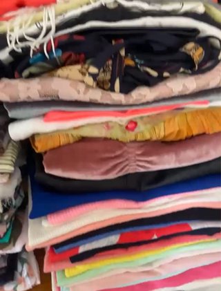 Conjunto de 12 cajas de ropa ideal para mercadillo