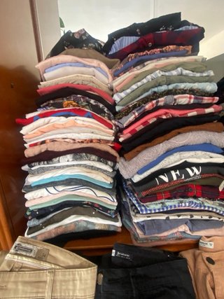 Conjunto de 12 cajas de ropa ideal para mercadillo