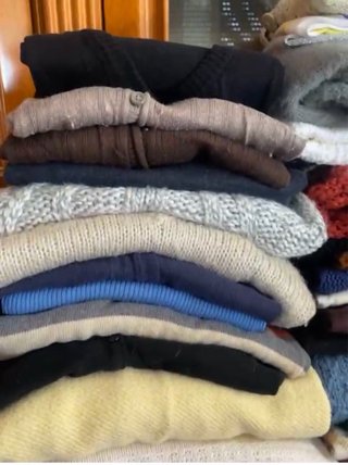 Conjunto de 12 cajas de ropa ideal para mercadillo