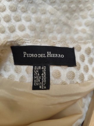 Vestido Fiesta Pedro del Hierro Talla L