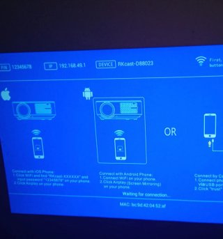 Proyector WiMiUS W1 Full HD | Conexión inalámbrica