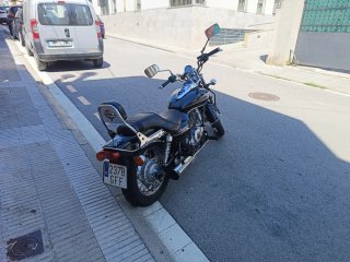Kawasaki Eliminator 125 Moto Cruiser Negra y Plata