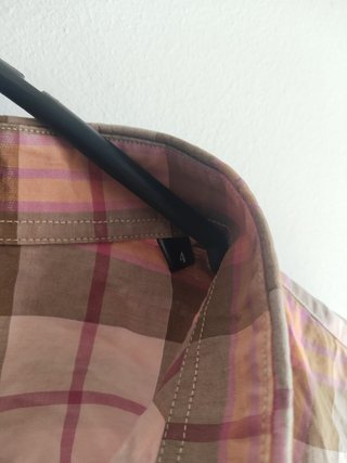 Camisa Burberry London de manga corta a cuadros