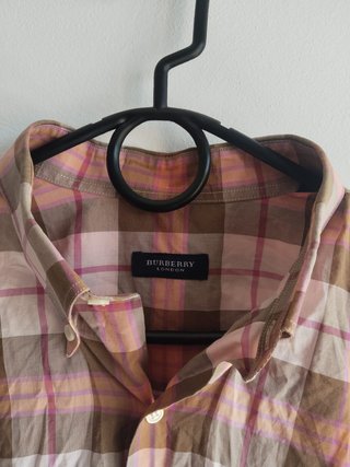Camisa Burberry London de manga corta a cuadros