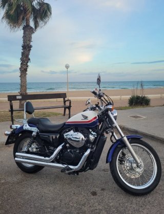 Honda VT 750 S Cruiser Azul/Blanco