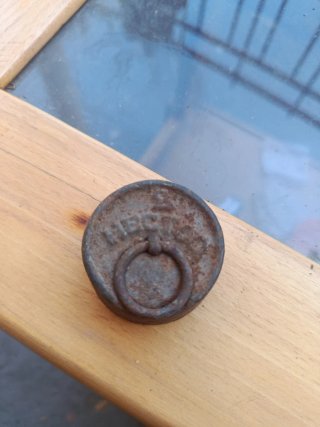 Pesa antigua vintge Balanza antigua de hierro con