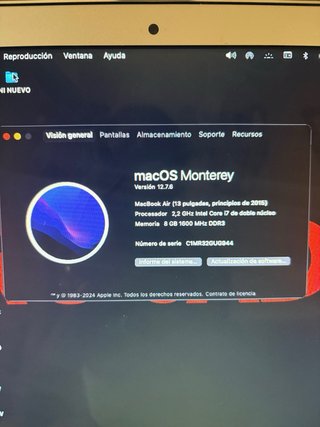 MacBook Air 13 (2015) Plata