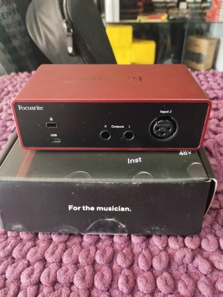 (Nueva) Interface FocusRite Scarlette (Solo 4Th)