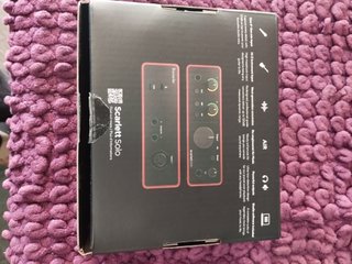 (Nueva) Interface FocusRite Scarlette (Solo 4Th)