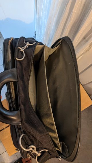 Maletín Samsonite Portad. Negro 40 x 30 cms