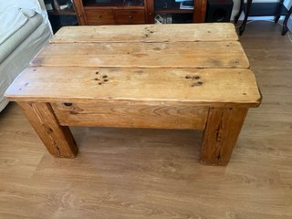 Mesa baja madera
