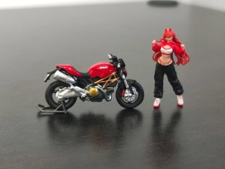 Ducati Monster 696 2008 Roja 1/64
