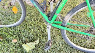 Bicicleta de Montaña Azul y Verde