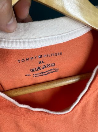 T-shirt Tommy Hilfiger Uomo XL Arancione