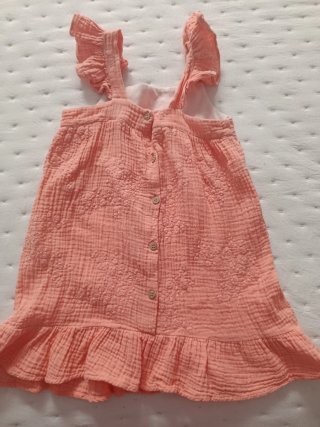 Vestido coral talla 5 años