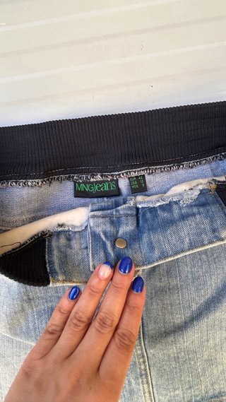 Falda vaquera elástica Talla L