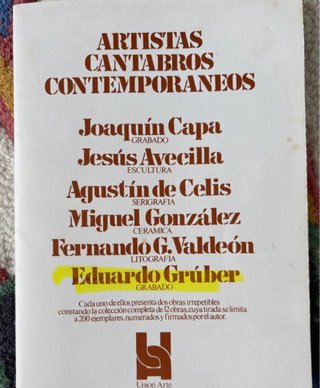 Grabado I Eduardo Gruber Artista Cántabro 168/200