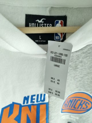 Sudadera Hollister x New York Knicks L