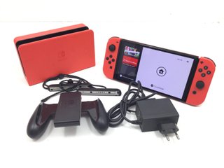 E590761-0 NINTENDO SWITCH OLED MARIO RED & BLUE ED