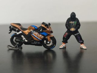 Kawasaki Ninja ZX-10R 2006 Monster 1/64