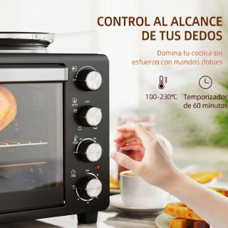 Horno Eléctrico Sobremesa 28L con Placas