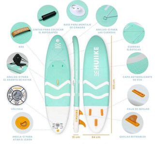 Tabla Paddle Surf HUIKE, segunda mano.