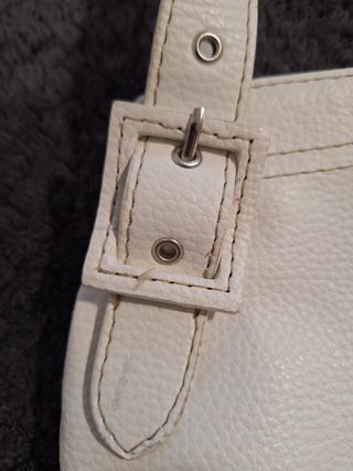 Bolso blanco mujer "MANGO"
