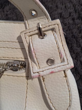Bolso blanco mujer "MANGO"
