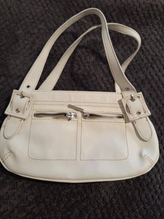 Bolso blanco mujer "MANGO"